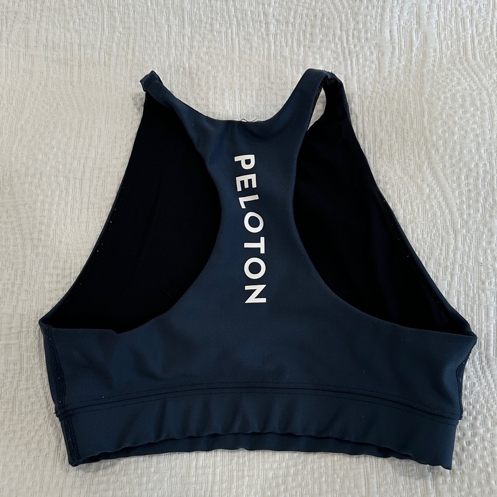 Peloton Navy Racerback Bra